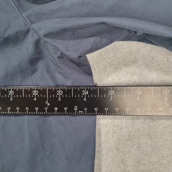 Line Of Trade Jacket Men Large Blue Portland Rain Coat‎ Hooded Full Zip Outdoors - Picture 4 of 9